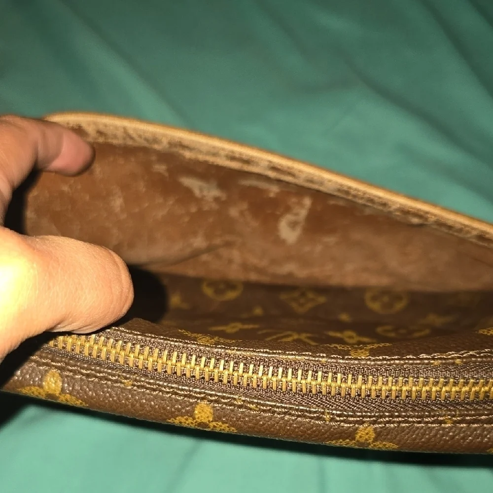 Authentic Vintage Louis Vuitton Jeune Fille MM Monogram Tan&Brown Crossbody Bag